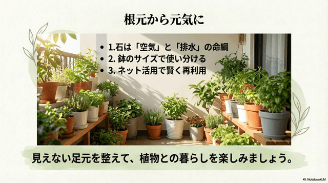 鉢底石を使いこなそう!