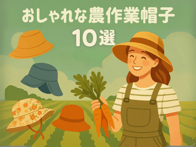 おしゃれな農作業帽子10選！選び方やハンドメイド方法も解説