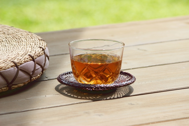 冷えた麦茶