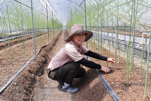 田熊さん(田布施町認定新規就農者)