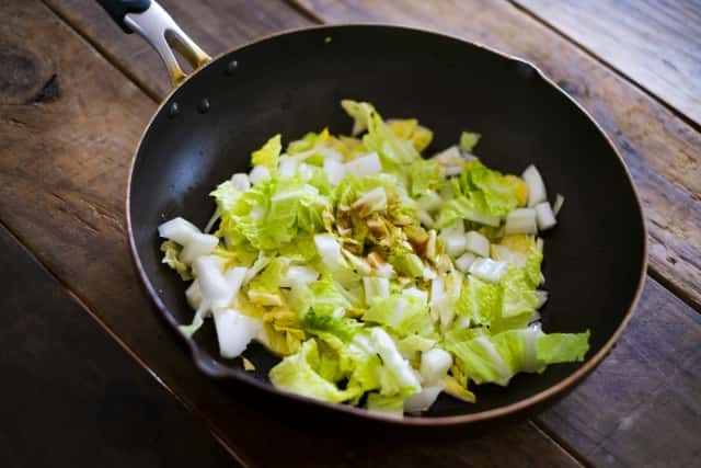 白菜の調理