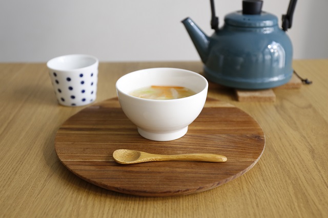 保存野菜で作ったスープ