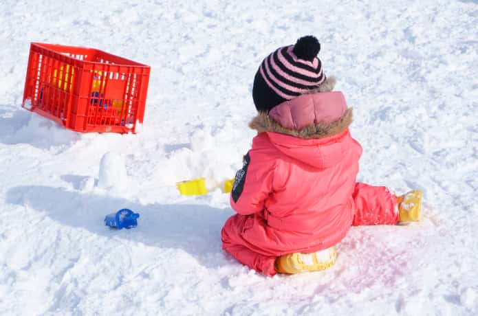 子どもと雪