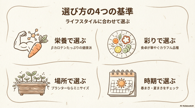 選び方の4つの基準