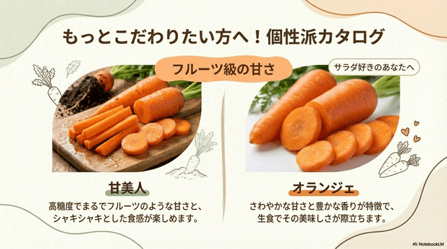 フルーツ級の甘さのニンジン