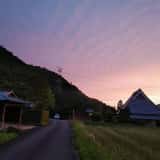 美山町夕景