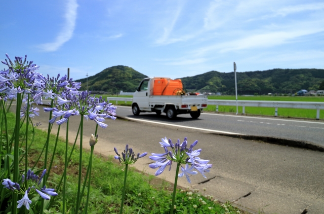 軽トラのある風景