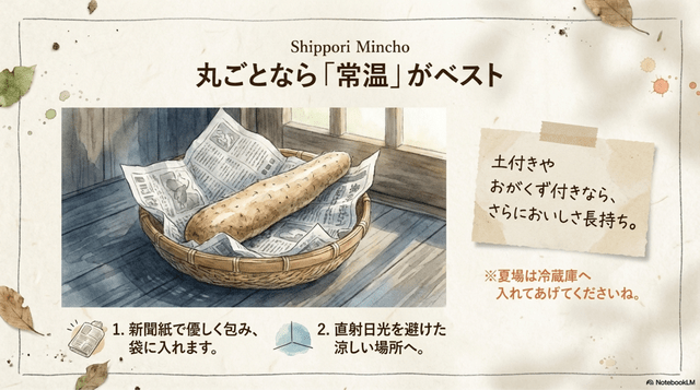 丸ごとなら常温がベスト