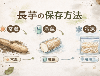 長芋の保存方法