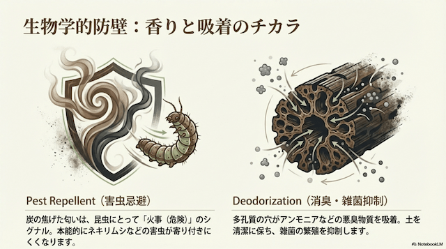 害虫忌避・消臭効果・雑菌抑制
