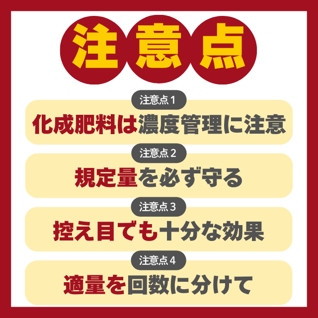 特に注意すべき点