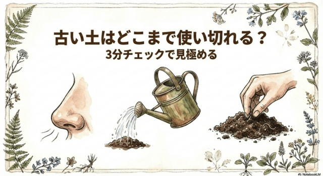 古い土はどこまで使い切れるのか