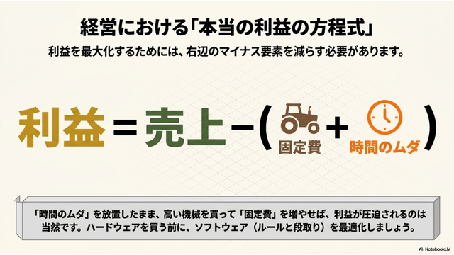 経営における「本当の利益の方程式」