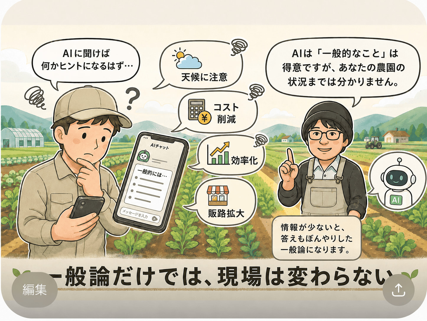 一般論だけでは現場は変わらない