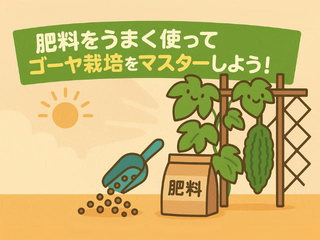 肥料のうまく使ってゴーヤ栽培をマスターしよう！