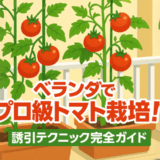 ベランダでプロ級トマト栽培！誘引テクニック完全ガイド