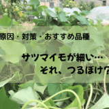サツマイモが細い…それ、つるぼけ？原因・対策・おすすめ品種