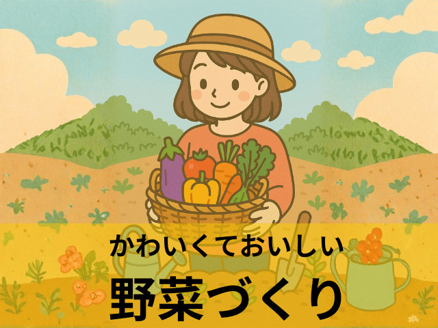 かわいくておいしい野菜づくり #01