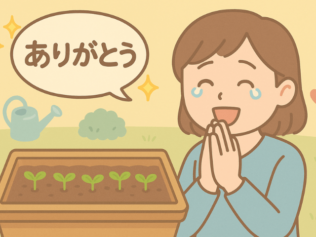 ありがとうといいたくなる