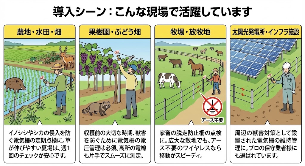 こんな現場で活躍します