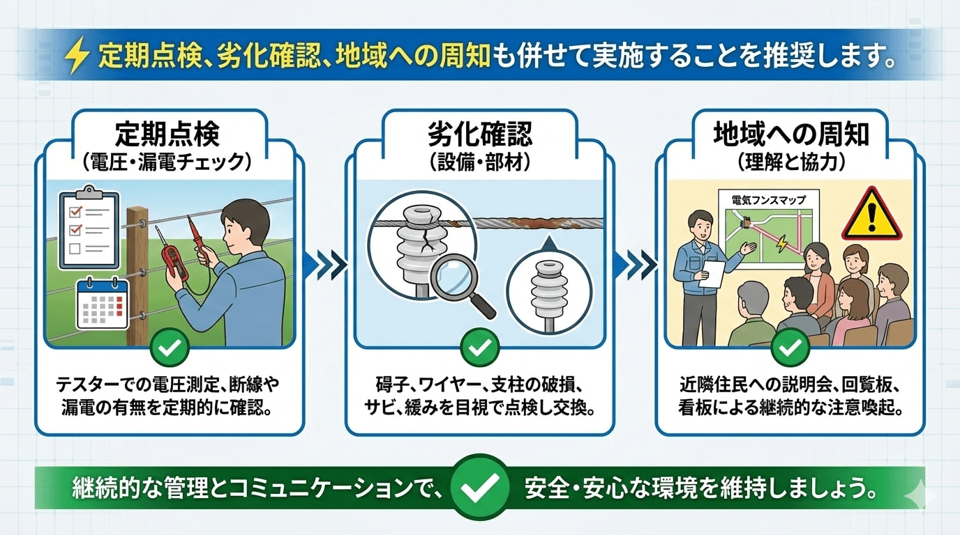 定期点検劣化確認地域編の周知