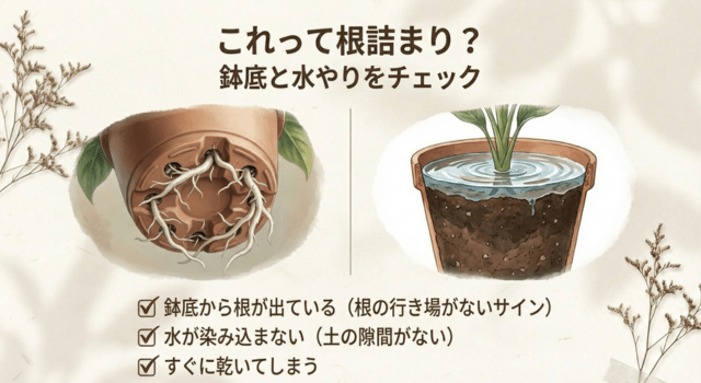 これって根詰まり?植え替えが必要なサインをチェック