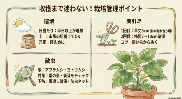 収穫まで迷わない!オカノリ栽培中の管理ポイント