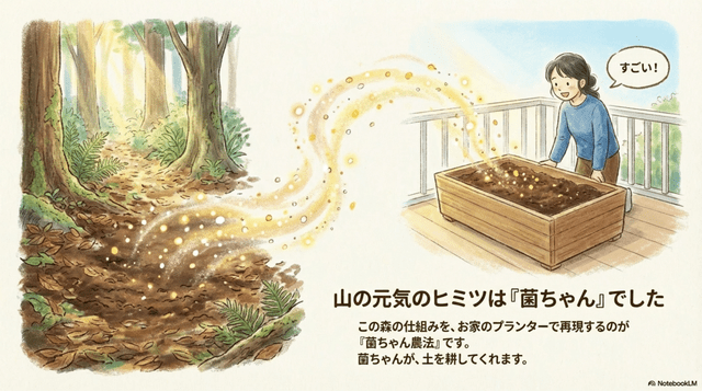 山の元気の秘密は菌ちゃんでした