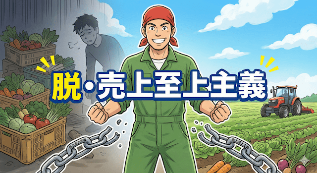 休みなく働いているのに通帳の数字が増えない農家さんへ。経営の家庭教師が教える「脱・売上至上主義」