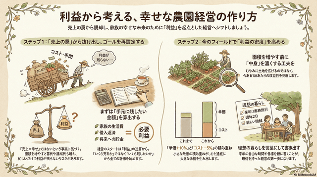 利益から考える幸せな農園経営の作り方