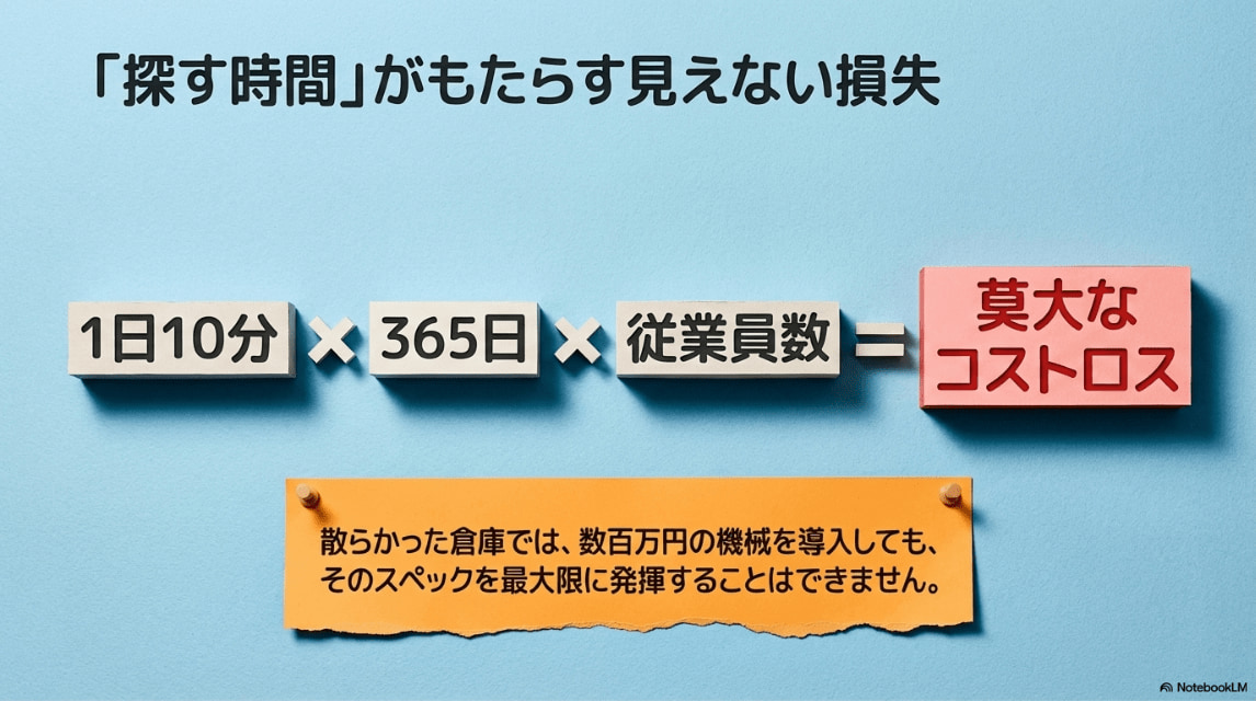 探す時間がもたらす見えない損失