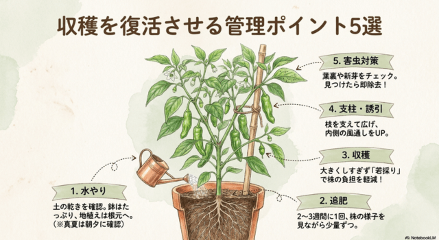 収穫を復活させる管理ポイント5選