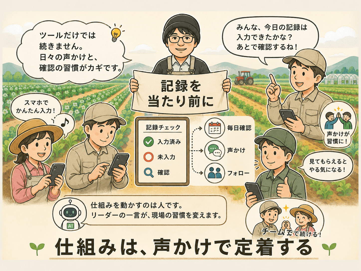 一番大事なのは「社長の意思」と「上司の役割」